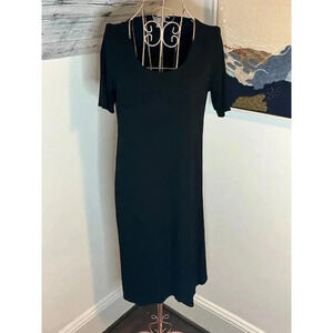 J Jill Wearever Collection Black Womens Dress Size Small